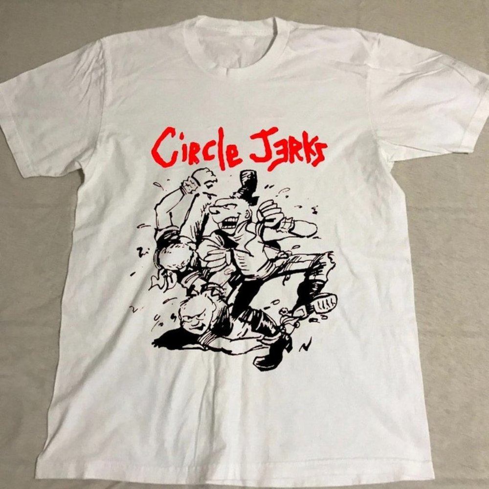 Vintage Circle Jerks 80s Concert T-Shirt - Picture 1 of 1
